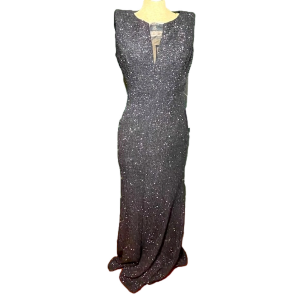 NWT Classic black Eliza J Evening Gown Size 4